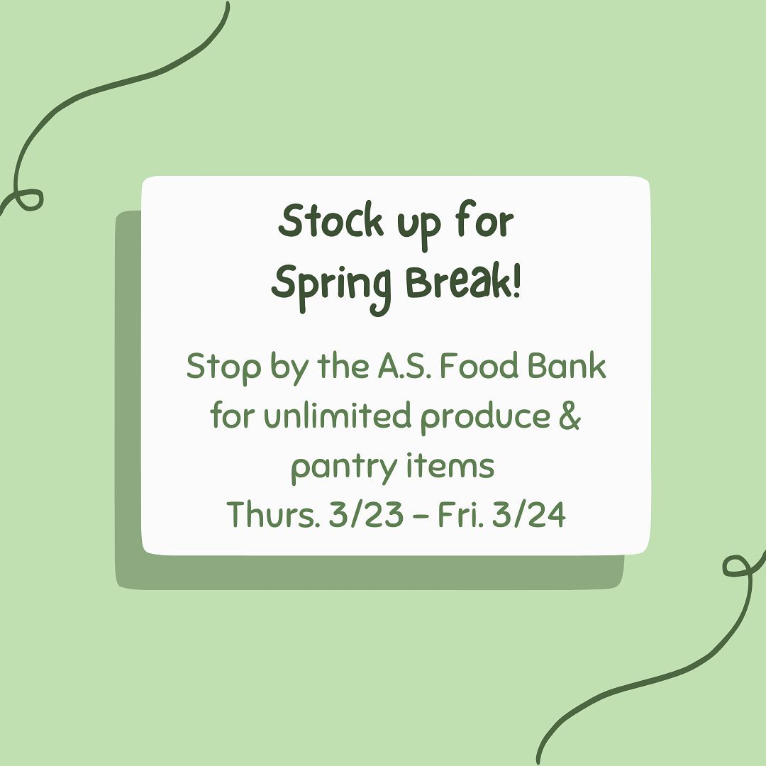 You heard that right! Today and tomorrow, ALL produce and pantry items are unlimited. 🍎🥫 Stop by to stock up your kitchen before we close for spring break!